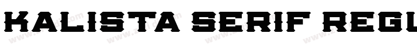 Kalista Serif Regula字体转换